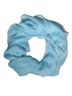 Dolce & Gabbana Basic 100% Silk Solid Blue Light Blue Silk Rectangle Wrap Shawl Women's Scarf One size - photo 1