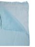 Dolce & Gabbana Basic 100% Silk Solid Blue Light Blue Silk Rectangle Wrap Shawl Women's Scarf One size - photo 3
