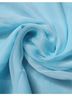 Dolce & Gabbana Basic 100% Silk Solid Blue Light Blue Silk Rectangle Wrap Shawl Women's Scarf One size - photo 4