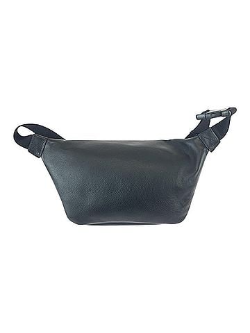 Balenciaga BALENCIAGA Everyday (552375) in black, white, silver hardware, and leather. This men's body bag/waist pouch/bum bag is perfect for men. (view 2)