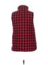 Madewell 100% Cotton 100% Polyester 32% Nylon 18% Acrylic Checkered-gingham Red Black Vest Size S - photo 2
