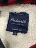 Madewell 100% Cotton 100% Polyester 32% Nylon 18% Acrylic Checkered-gingham Red Black Vest Size S - photo 3