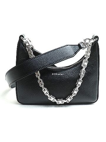Givenchy GIVENCHY Moon Cutout 2-Way Shoulder Bag Black BB50QKB1LD Women's (view 1)
