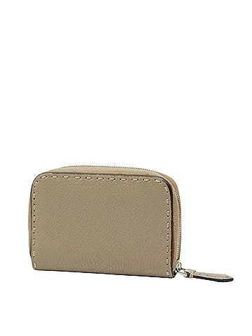 Fendi Fendi Selleria Wallet/Coin Purse 8M0313 Greige Leather Women's FENDI (view 2)