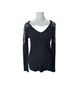 Neiman Marcus Solid Black Pullover Sweater Size S - photo 6
