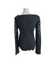 Neiman Marcus Solid Black Pullover Sweater Size S - photo 2
