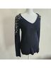 Neiman Marcus Solid Black Pullover Sweater Size S - photo 7