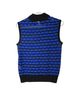 St. John Sport Print Blue Black Sleeveless Top Size P (petite) - photo 2