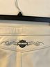 Harley Davidson Solid Ivory Leather Pants Size 8 - photo 9