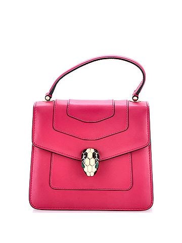 Bvlgari Serpenti Forever Top Handle Bag Leather Small (view 1)