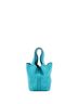 Hermès 100% Leather Blue Picotin Lock Bag Clemence PM One size - photo 4