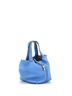 Hermès 100% Leather Blue Picotin Lock Bag Clemence MM One size - photo 3