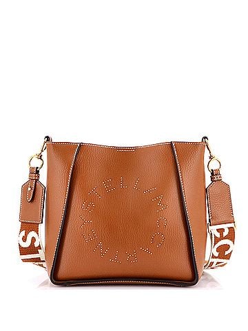 Stella McCartney Logo Crossbody Bag Perforated Faux Leather Mini (view 1)