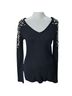 Neiman Marcus Solid Black Pullover Sweater Size S - photo 1
