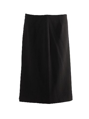 Max Mara Max Mara Midi Skirt in Black Triacetate (view 1)