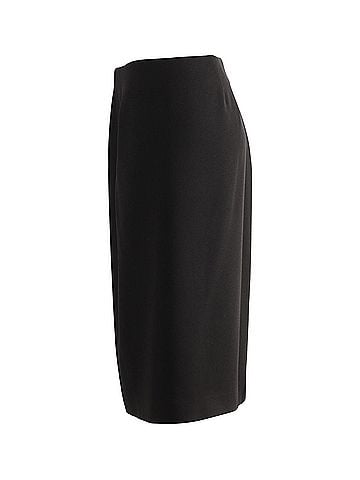 Max Mara Max Mara Midi Skirt in Black Triacetate (view 2)