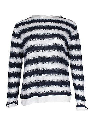 Christian Dior Christian Dior Striped Sweater in Multicolor Linen (view 1)