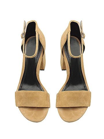 Alexander Wang Alexander Wang Abby Sandals in Tan Suede (view 2)