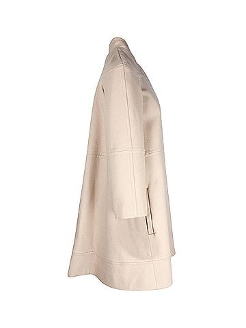 Chloé Chloe A-Line Cape Coat in Cream Cashmere (view 2)