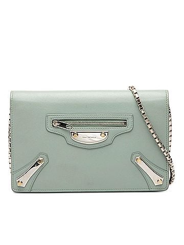 Balenciaga Balenciaga Chain Shoulder Bag/Wallet 420837 Blue Leather Women's BALENCIAGA (view 1)