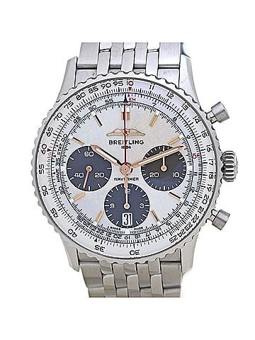 Breitling BREITLING Navitimer B01 Chronograph 41 AB0139211A1A1 AB0139 White Shell Men's Watch, Japan Limited Edition, Stainless Steel 40104 (view 2)
