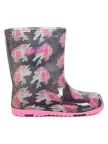 Billie Blush Girl's Unicorn Rainboots (view 1)