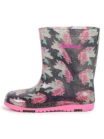 Billie Blush Girl's Unicorn Rainboots (view 2)