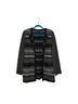 Talbots Stripes Black Silver Cardigan Size L - photo 1