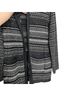 Talbots Stripes Black Silver Cardigan Size L - photo 8
