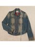 Mcguire 100% Cotton Solid Blue Denim Jacket Size M - photo 5
