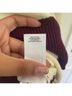 Lucky Brand Stripes Burgundy Gray Ivory Pullover Sweater Size XL - photo 4