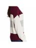 Lucky Brand Stripes Burgundy Gray Ivory Pullover Sweater Size XL - photo 6