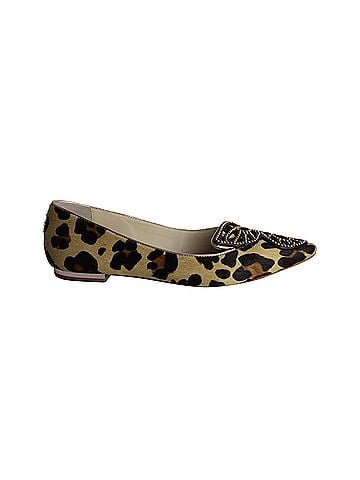 Sophia Webster Sophia Webster Bibi Butterfly Ballet Flats in Animal Print Pony Hair (view 1)