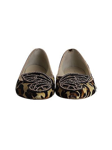 Sophia Webster Sophia Webster Bibi Butterfly Ballet Flats in Animal Print Pony Hair (view 2)