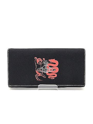 Vivienne Westwood Vivienne Westwood Bifold Long Wallet Orb 1032V Flap Lid Black/Red/White (view 1)