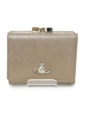 Vivienne Westwood Vivienne Westwood VICTORIA clasp tri-fold wallet Orb Gold (view 1)