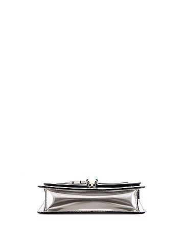 Bvlgari Serpenti Forever Shoulder Bag Metallic Leather Small (view 2)