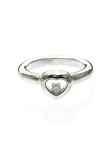Chopard Chopard Happy Diamond Ring 82/2889 White Gold (18K) Fashion Diamond Band Ring Silver (view 1)