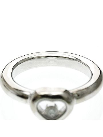 Chopard Chopard Happy Diamond Ring 82/2889 White Gold (18K) Fashion Diamond Band Ring Silver (view 2)