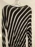 New Directions Stripes Black Gray Long Sleeve Top Size L - photo 4