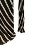 New Directions Stripes Black Gray Long Sleeve Top Size L - photo 2