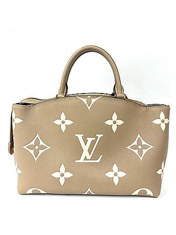 Louis Vuitton Louis Vuitton Bicolor Monogram Empreinte M58914 Petit Palais PM Tourterelle Creme (view 2)