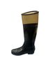 Hunter Black Gold Rain Boots Size 7 - photo 3