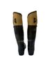 Hunter Black Gold Rain Boots Size 7 - photo 5