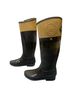 Hunter Black Gold Rain Boots Size 7 - photo 1