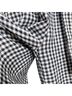 J.Crew 100% Linen 100% Cotton Graphic Checkered-gingham White Blue Jumpsuit Size 0 - photo 8