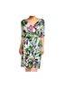 St. John Floral Multi Color Cocktail Dress Size 2 - photo 2