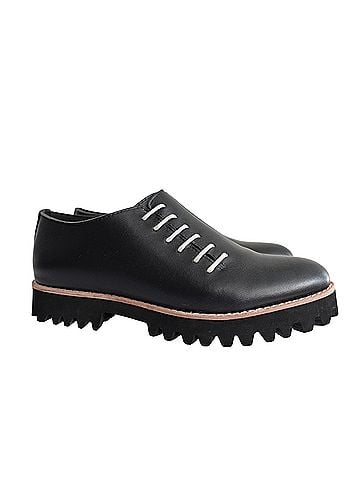 All Black side cord Flats (view 1)