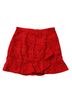 Self-Portrait 100% Polyester Solid Red Casual Skirt Size 10 - photo 1