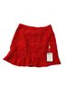 Self-Portrait 100% Polyester Solid Red Casual Skirt Size 10 - photo 2